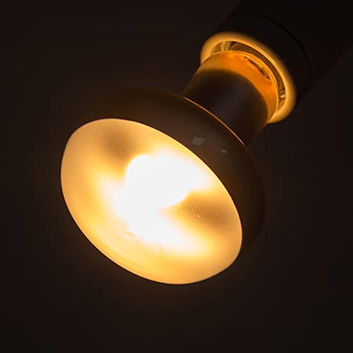 REPTI ZOO 2 Pack Heat Lamp 100W, Intense Basking Spot Simulated Natural Sunlight Heating Lamp Bulb, Heat Emitter UVA Heat Lamp Bulb for Reptile Chickens Pet Brooder - style: Natural Basking Light Bulb