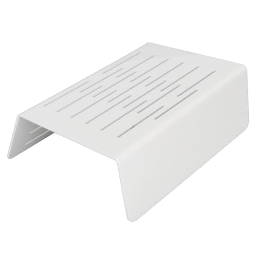 CHICIRIS Acrylic Basking Platform Thick Hollowed Steps Climbing Ramp Stable Resting Dock with Smooth Cleaning for Reptile Tank (Large) - size: Large