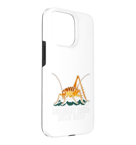 Cave Cricket Keeper Funny Retro Entomology Identity Case for iPhone 15 Pro Max