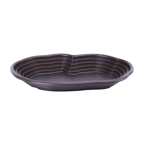 Reptile Feeding Dish Reptile Feeding Water Bowl Turtle Water Bowl Reptile Bathing Pool for Semi Aquatic Chameleon Gecko Rest, no Drainage - color: no drainage