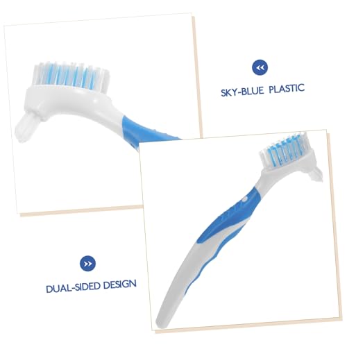 2pcs Bristles Double-Sided Brush Turtle Shell Clean Brush for Reptile Multi-Functional Home Cleaning Tool