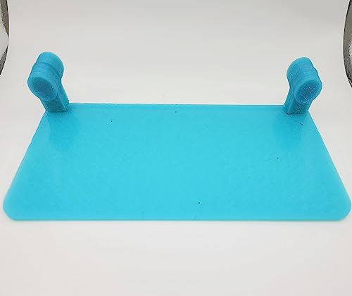 stroodies Lotl Lounge Ledge | Aquarium-Safe Magnetic Ledge for Axolotls & Aquarium Pets | Silky Baja Blue - color: Silky Baja Blue