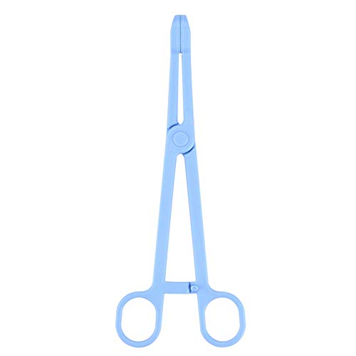 SUNGOOYUE Reptile Feeding Tongs Large Plastic Feeding Tweezers 19cm Round Tip Anti Slip Handle Hand Tool for Lizards Turtles and Other Reptiles