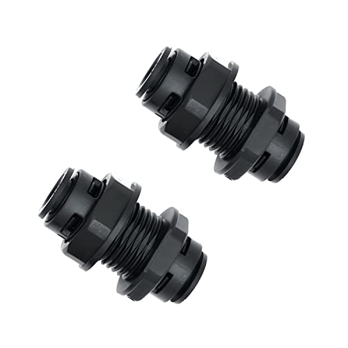 MRREPTILE Mister Accessories, Parts for Reptile Mister Misting System (Bulk Head) - style: Bulk Head