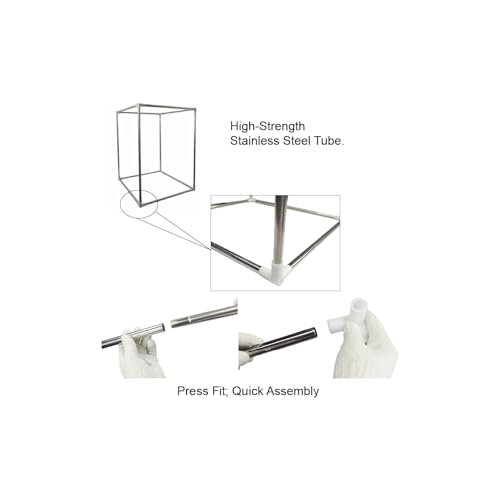 Multifunctional 3D Printer Enclosure Ventilation Eliminate Odors Tent Cover | Adjustable vent Compatible with Anycubic Photon Mono 4, Elegoo Saturn / Mars 3/4 & Creality Halot Series Resin 3D Printer