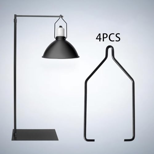 Baoblaze Reptile Lampshade Fixing Clip Lamp Hanger Holder,Fixture,Hanging Hook,Lamp Clip for Glass Container Water Tank Breeding Tank, 4pc
