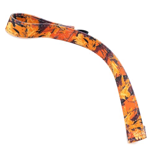 Country Brook Design - Orange Sunset Camo Winch Hook Pull Strap with Reflective Polyester - color: Orange Sunset Camo