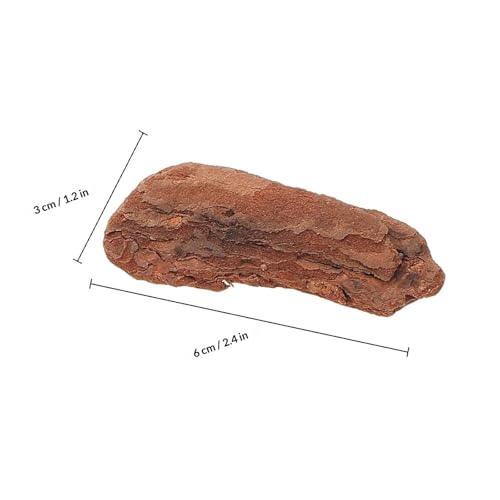 NUOBESTY Reptile Bark Bedding, Pine Bark Terrarium Substrate 3-5 cm | Polished pine bark chips for turtle, lizard and reptile tank decor; natural-looking enclosure floor bedding, approx. 500 g