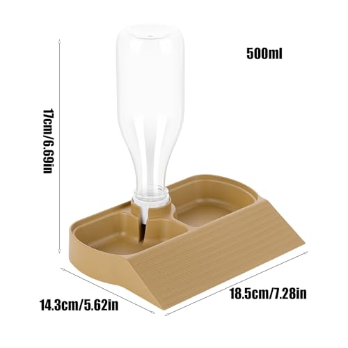 Reptile Water Dish Waterer Food Dish Large Capacity Feeding Accessories | Automatic Reptiles Water Feeders Dispenser for Geckos Turtle Bearded Dragons Amphibians Tortoises Pet Snakes Hamsters Home - color: A