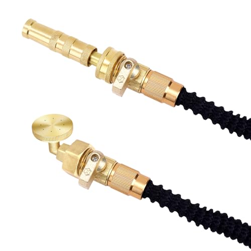 Misting Nozzle,Heavy Duty Garden Hose Mister Nozzle, Adjustable Water Spray Pattern From Powerful Jet To Mist,Ideal For Misting Delicate Plants (8-Hole, 1) - size: 8-Hole