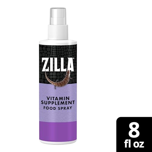 Zilla Vitamin Supplement Food Spray, with Carotene, Spray-on Multivitamin Supplement for Reptiles | With Carotene, Spray-on Multivitamin Supplement for Reptiles
