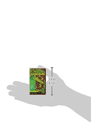 Exo Terra Jungle Earth, Tropical Terrarium Substrate, 8 Quarts, PT2762 - size: 8 Quarts
