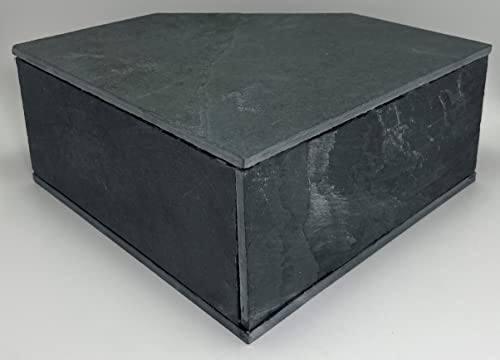TheFrogHouse Slate Stone Reptile Hide 10x10x4.5 Natural Cave Decor