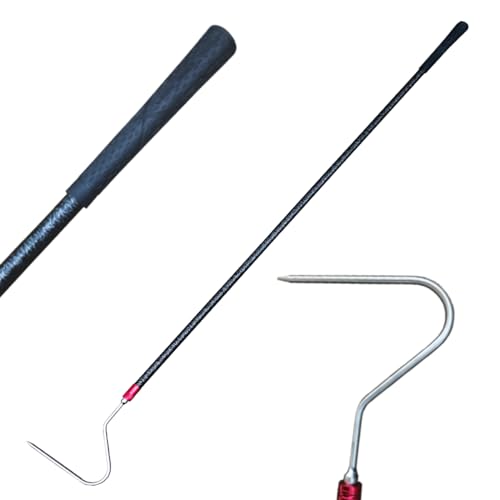 48'' Carbon Snake Hook Catcher Stick Tongs Grabber Reptile Pick-up Handling Tools, for Catching,Moving Snakes(2 Pack 2025 New Launch