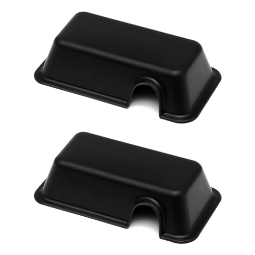Jungle Bob - Rectangular Hide Box for Reptiles & Snakes - Durable Plastic - Creates A Dark Retreat to Reduce Pet Stress - Economical Reptile Hides for Terrariums - Mini - 5.5" x 3.25" x 1.5" (2 Pack) - size: Mini, style: 2 Pack