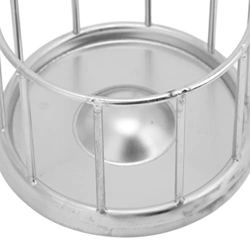 Plplaaoo Stainless Steel Tortoise Feeder–Reptile Food Dish with Round Railing Design | Anti Erosion Turtle Food Dish for Turtles, Lizards & Chameleons | Ideal Reptile Water Dish for Home or Pet Store - size: S