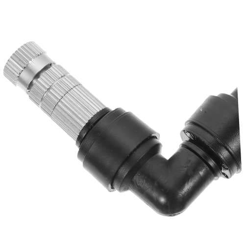 VANZACK 5pcs Reptile Humidifiers Nozzles Reptile Mister Nozzles for Misting System Garden Spray Head Spray Tank Watering Tool for Outdoor Plants - color: Blackx5pcs, size: 13.5X14X2CMx5pcs