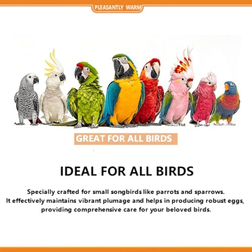 Calcium Powder for Birds with Magnesium & Vitamin D3 – 4oz,Essential for molting Period , Faster Feather Regrowth, Strong Beak & Bone