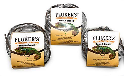Fluker's Bend-A-Branch Terrarium Decoration Small - 1/8" Diameter (6' Long) - Pack of 3