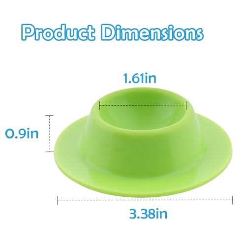 4 Pack Gecko Calcium Dish Small Reptile Food and Water Bowl Silicone Shallow Feeder for Reptile Lizard Gecko Frog Snake Turtle