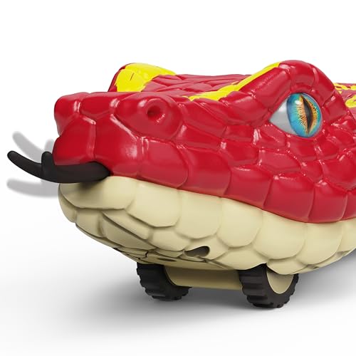 Terra by Battat — Giant RC Red Snake 30-Inch Remote Control Reptile | Realistic red python with LED eyes, flickering tongue and S-shaped slither for pretend play; kids 5+ years - style: Giant Anaconda