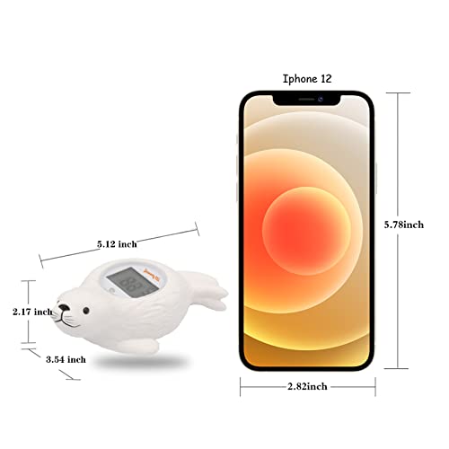 Doli Yearning Baby Bath Thermometer Baby Safety Water Thermometer for Kids | ±1℉ Accuracy; Long Battery Life; BPA-Free; Rapid Response - color: White