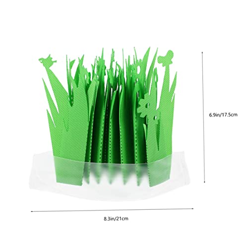 2 Pack Reptile Tank Humidifier Simulated Plants Decorative Terrarium Decor for Bearded Dragon Gecko Turtle Tank No Electricity Operation Fresh Air 8.26 X 6.88 X 1.96 in