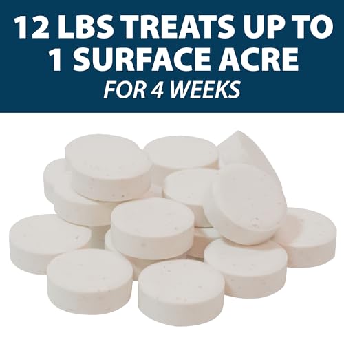 Airmax MuckAway Total Lake Natural Muck Reducer Tablets, 36 lb | Total Pond Treatment for Sludge & Scum Removal with Easy to Use Enzyme Cleaner Tablets for cleaner water - size: 72 Scoops
