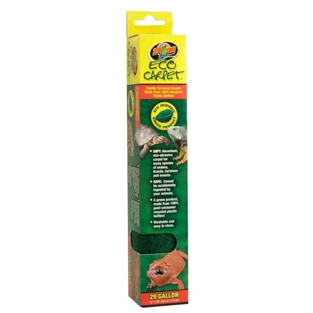 Zoo Med Eco Carpet Reptile Carpet - Tan 29 Gallon (12" x 30") - Pack of 2