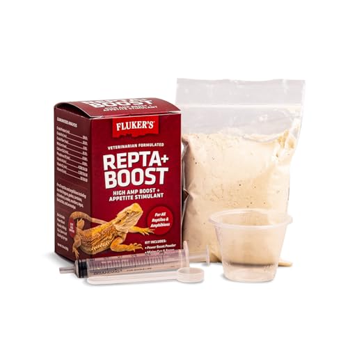 Fluker's Repta Boost, Insectivore and Carnivore High AMP Boost Reptile Supplement, 50gm | Insectivore and Carnivore High AMP Boost Reptile Supplement