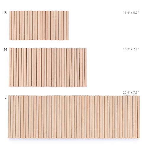 Niteangel Hamster Climbing Ladder Wooden Suspension Bridge for Guinea Pigs Rats Hedgehog Gerbils Mouse Sugar Glider and Other Small Animals (Small) - size: 11.4" x 5.9"