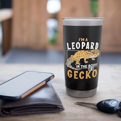 Leopard Gecko Food Starter Kit Habitat Pet Leopard Gecko Stainless Steel Insulated Tumbler