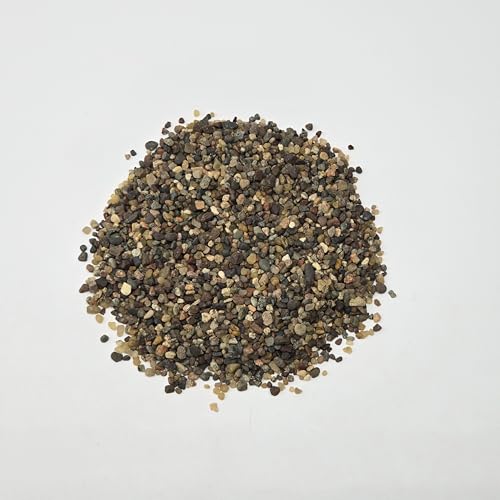 Aqua Natural Aquarium Substrate, Midnight Pearl Gravel, 20lb | For Aquascaping, For Aquariums, For Vivariums and Terrariums