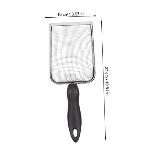 KESYOO Reptile Shovel Substrate Scoop for Tortoise Lizard Snake Scorpion Stainless Steel Sieve Easy Cleaning