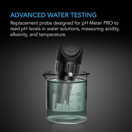AC Infinity Replacement Probe for Hydroponic Meter PRO Kit | Measures Acidity, Alkalinity, Temperature, EC, TDS, & Salinity w/ ±0.01 pH Accuracy, Hydroponics Plants, Gardening, Aquariums - size: Replacement Probe Hydroponic Kit