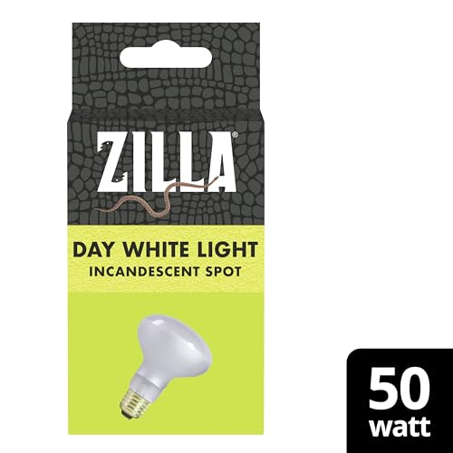 Zilla Incandescent Spot Bulbs Day White 50 Watts - size: Pack of 1, style: Day White (50W)