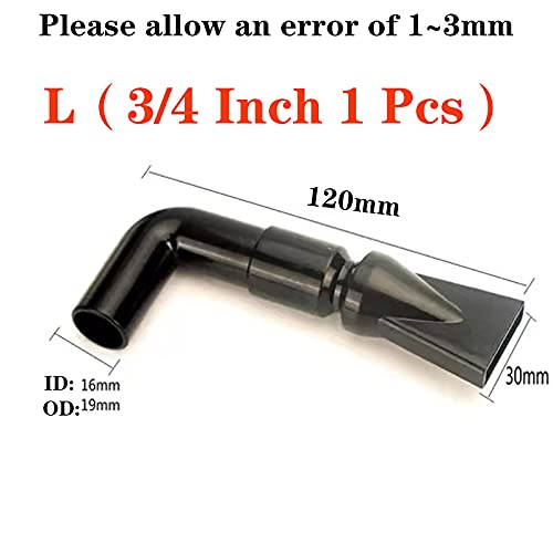 Still Awake 1 Pcs Aquarium Pump Duckbill Nozzle,Water Outlet Return Pipe Fitting,Fish Tank Duckbill Sprinkler Aquarium Pump Flare Duckbill Nozzle,Water Outlet Pipe 19mm/3/4 Inch (L) - size: L(3/4 Inch 1 Pcs)