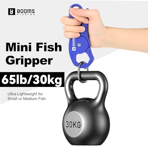 Booms Fishing Digital Fish Scale with Lip Gripper, 65lb Capacity, XW50 | Usb Charging, Lcd Display, 8 Memory Storage, Waterproof, Potrable Carry, One Hand Use, No Slip Grip, Fishing Tool Set - size: WIth fish gripper