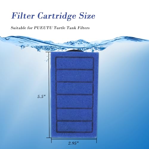 Aquarium Filter 3PCS Filter Cartridges, Replacement for Waterfall Filter Fast and Effective Filtration Turtle Filter - size: 3 Pack (Filter Cartridges)