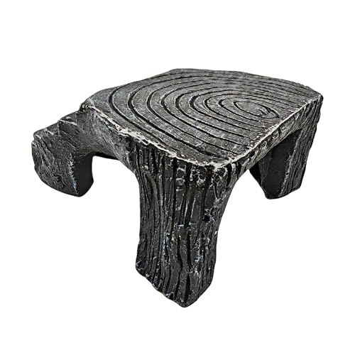 Reptile Hideouts,Resin Reptile Cave Habitat for Leopard Geckos, Lizards, Turtles, Snakes and Amphibians. (Turtle Platform, Small) - color: Turtle platform, size: Small