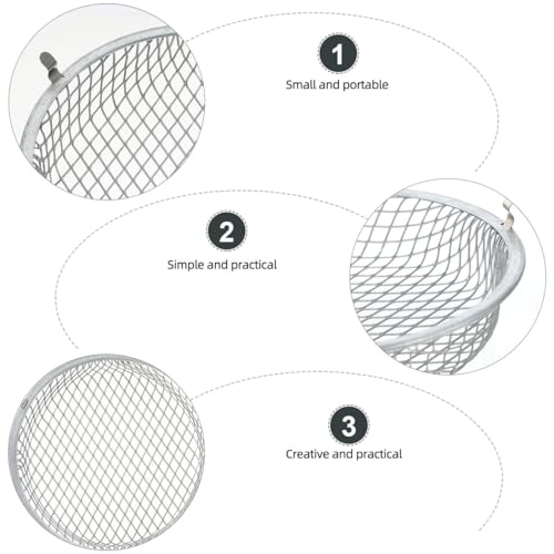 ibasenice Reptile Heat Lamp Cover 5.51 in Stainless Steel Anti-Scald Lampshade Box Insulation Lamp Shade for Lizard Turtle Snake Terrarium and Habitat Lighting
