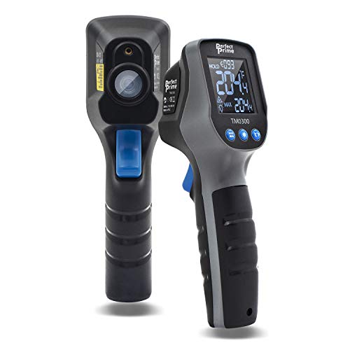 PerfectPrime TM0300, Accurate Digital Surface Temperature Non-Contact Infrared IR Thermometer Laser Pointer Gun -58~1112°F