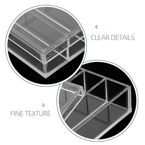 Acrylic Incubation Box Lid Compartment Specimen Holder for Science Experiments Reptile Breeding and Humidity Control Versatile High