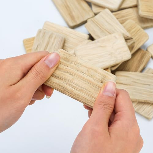 Driftwood Pieces for Crafts – 250g Bag of Natural Drift Wood for Christmas Ornaments, Holiday Photo Props, DIY Wedding Vase and Home Table Filler Decor, Beach Surf Art for Creating Frames, Wreath