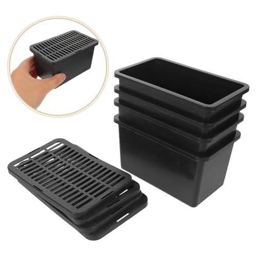 BESTonZON 15pcs Small Plastic Reptile Carrier Box with Lid, Breathable Pet Transport Container for Turtles, Lizards, Hamsters, and Small Animals, Travel and Storage Cage