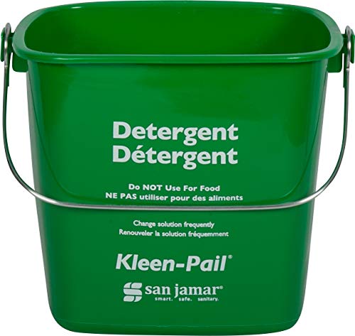 SANKP97GN - San Jamar Kleen-Pail Cleaning Bucket, 3-Quart, Green