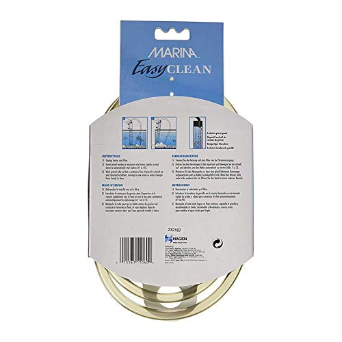 Fluval EasyVac Compact Aquarium Gravel Cleaner for Small & Nano Fish Tanks | Compact Vacuum Siphon for Planted Aquariums, Gravel Cleaning & Water Changes, Mini - size: Mini