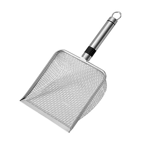 Cat Litter Scooper Pet Sifter Scooper Cleaners Scoop Sand Sifter Scooper for Hamster Aquarium Small Animals Kitten, Mesh Spacing 8 - size: Mesh Spacing 8