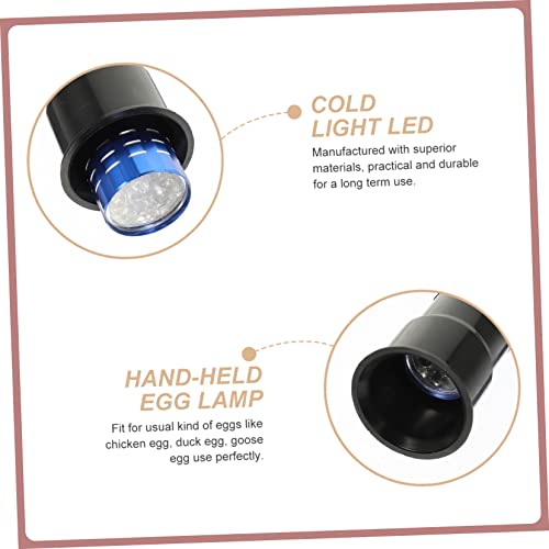 Handheld Egg Candler Lamp Professional Flash Light for Egg Testing Poultry Incubation Equipment for Chicken and Quail Eggs Portable Egg Candling Tool