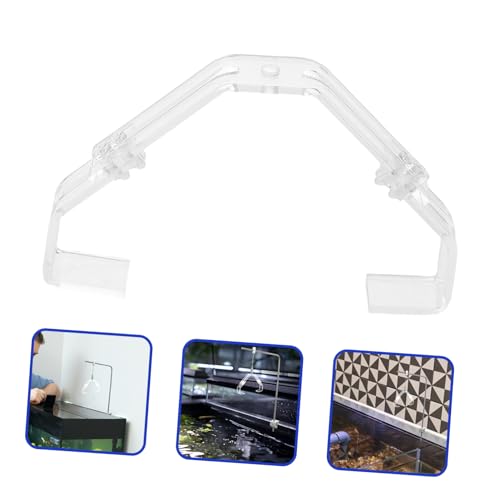 Mipcase 2pcs Light Clip for Terrarium Durable Replacement Lamp Holder for Fish Tank and Reptile Heating Light Versatile Fixture for Aquariums and Glass Tanks